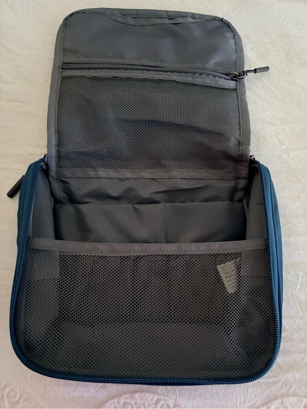 2 piece Travelon Dark Blue Toiletry Travel and Cord Organizer Set